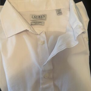 Lauren Ralph Lauren Men's Cream Dress Shirt